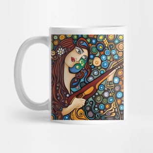 Woman playing a violin Mug